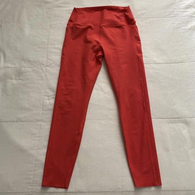 Peleton Bright Cherry Red Leggings size Large